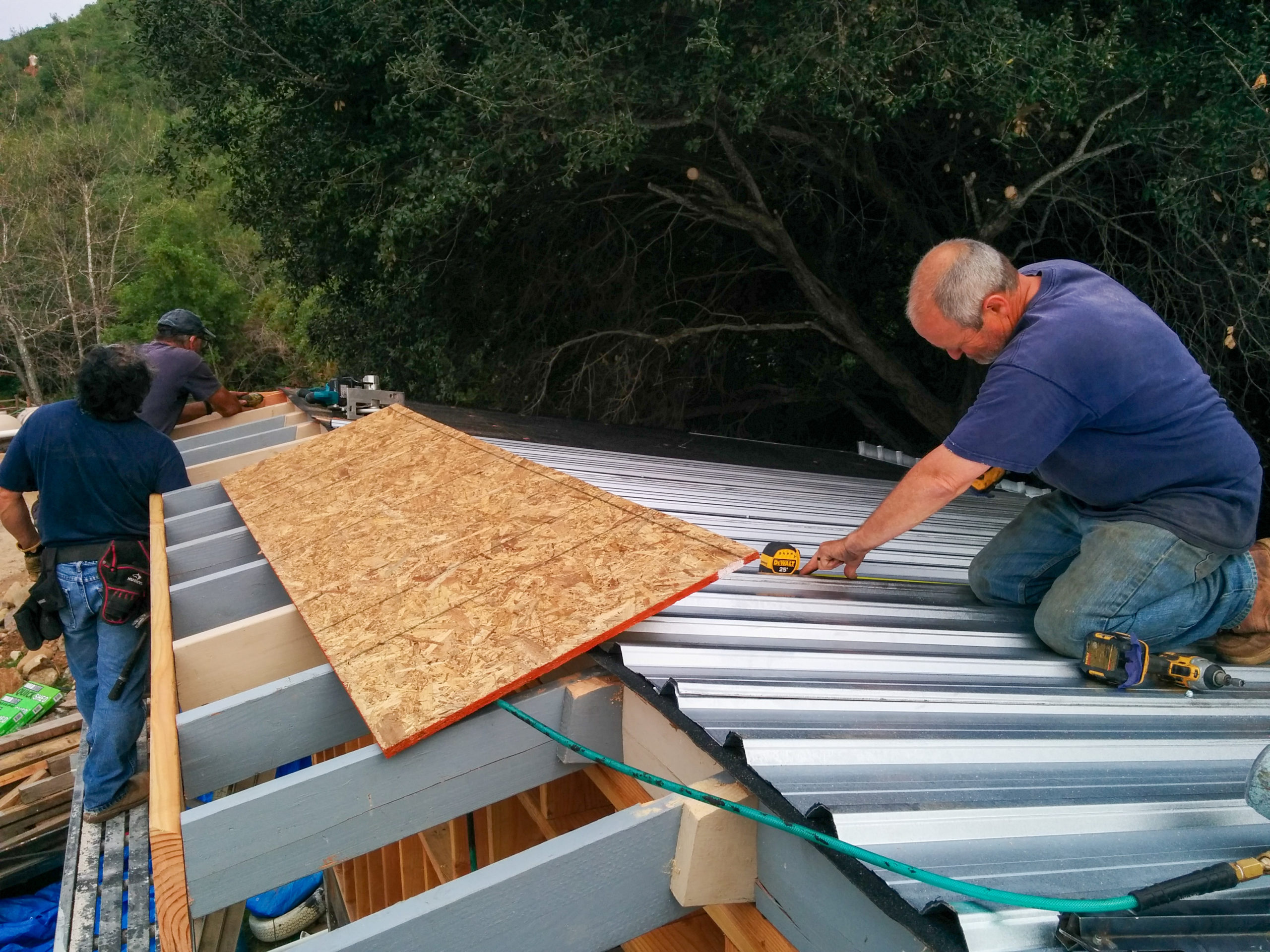 Roofing the Kitchen Pantry