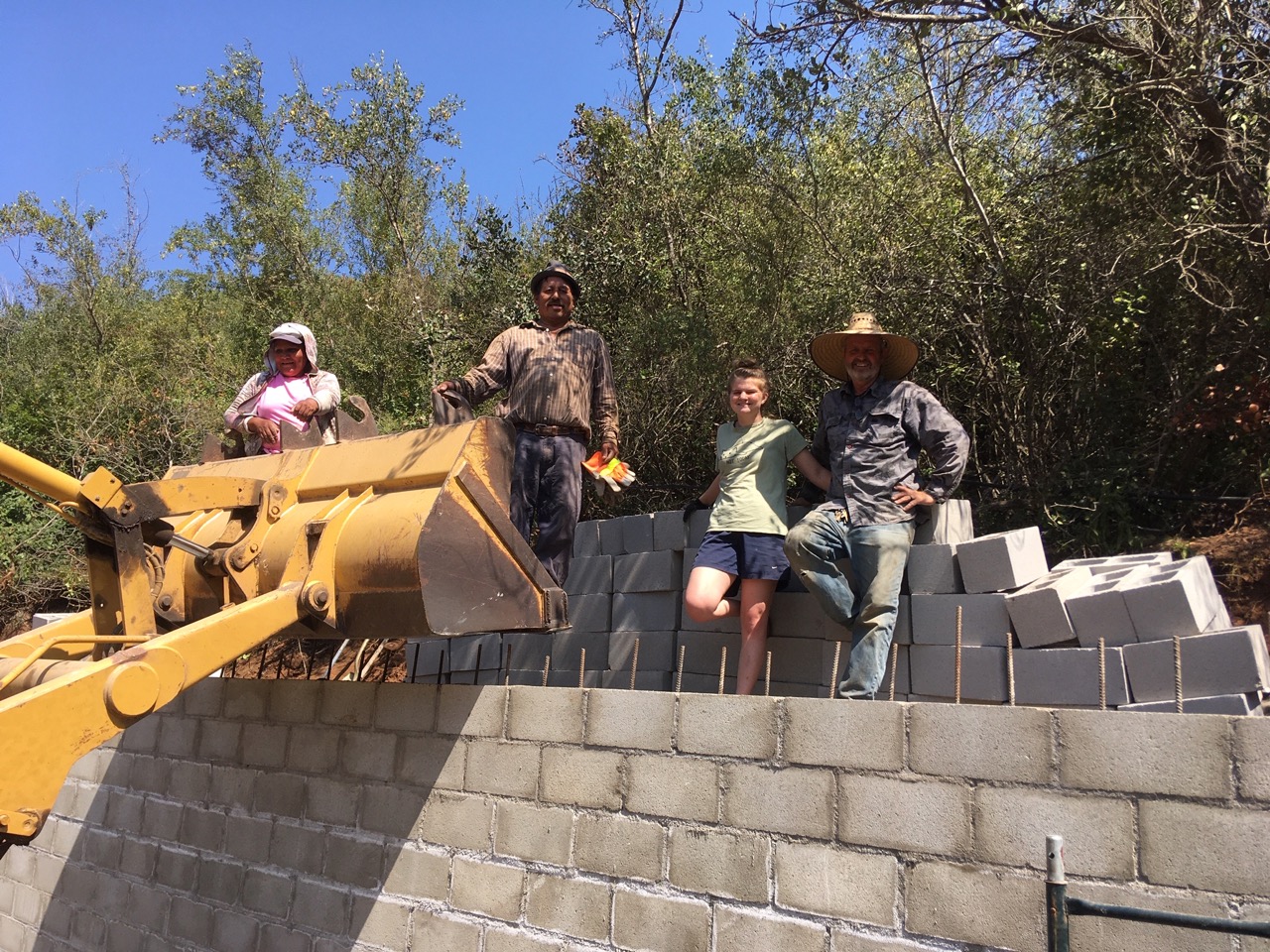 Building retaining wall/shop